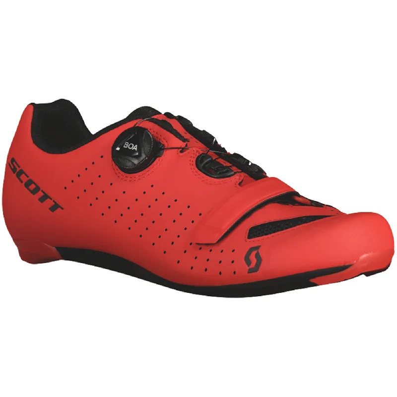 cycling clothing with glare barrier-Scarpe Scott Road Comp Boa - Rosso