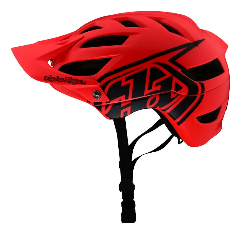 bicycle hub flange distance-Troy Lee Designs A1 MTB Helmet - Drone - Fire Red - 2022