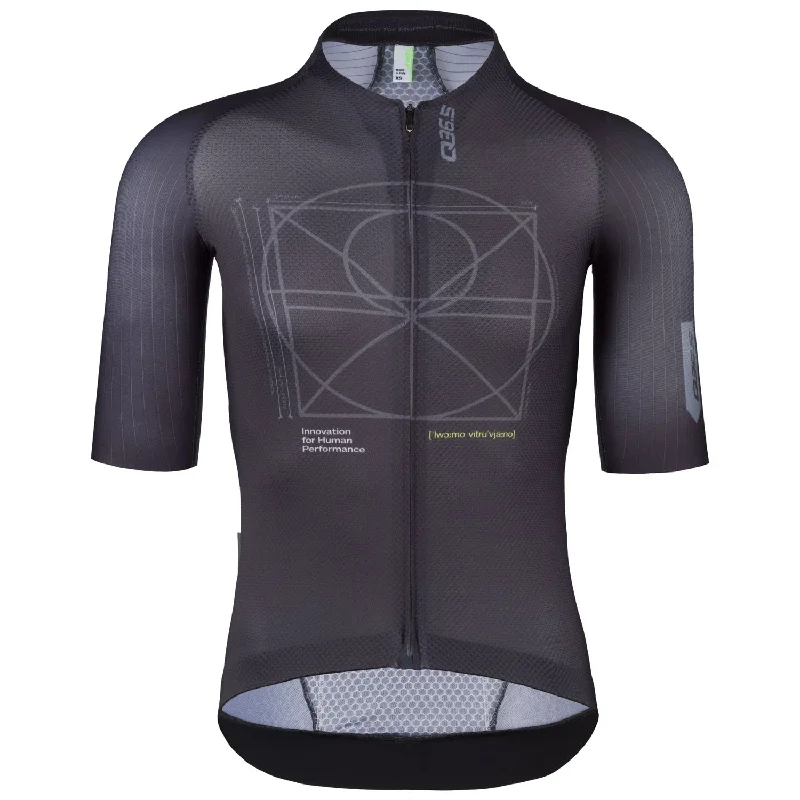 cycling clothing for prime packs-Maglia Q36.5 Gregarius Clima Vitruvian - Grigio scuro