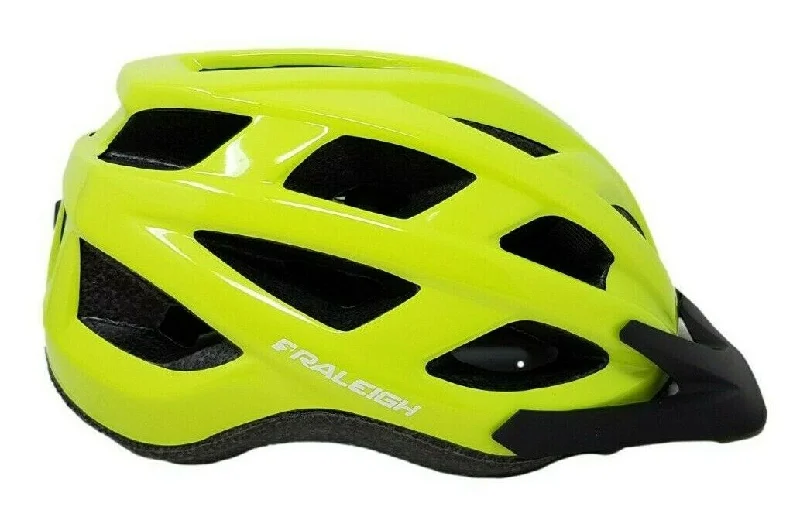 bicycle spoke count explained-RALEIGH QUEST ADULT BIKE HELMET MTB ROAD COMMUTER CYCLING HELMET 54-58CM YELLOW 50% OFF RRP £30