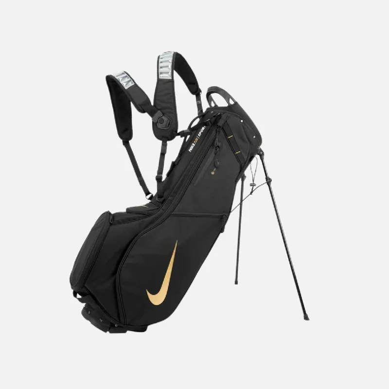 bicycle motor kit reviews-Nike Golf Air Sport II Stand Bag -Black/Gold/White 075