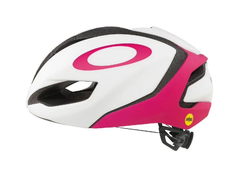 bicycle ebike conversion cost-Oakley ARO5 Road Helmet - White-Rubine Red