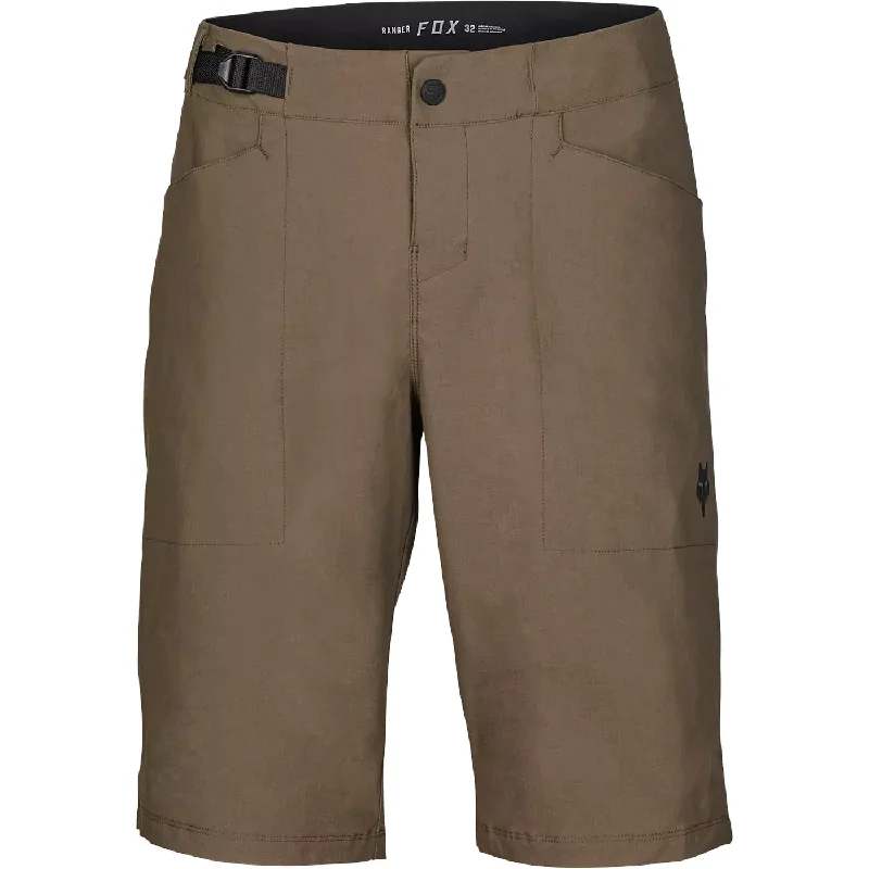 cycling clothing for path trips-Pantaloncini Fox Ranger Lite - Marrone