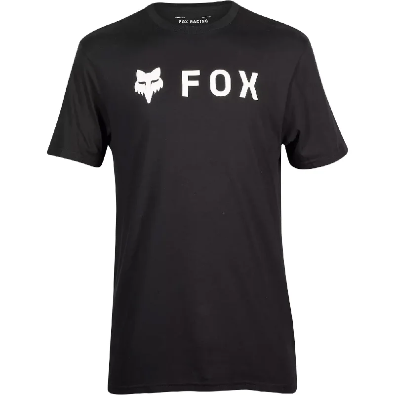 cycling clothing with plush heat-T-Shirt Fox Premium Absolute - Nero bianco