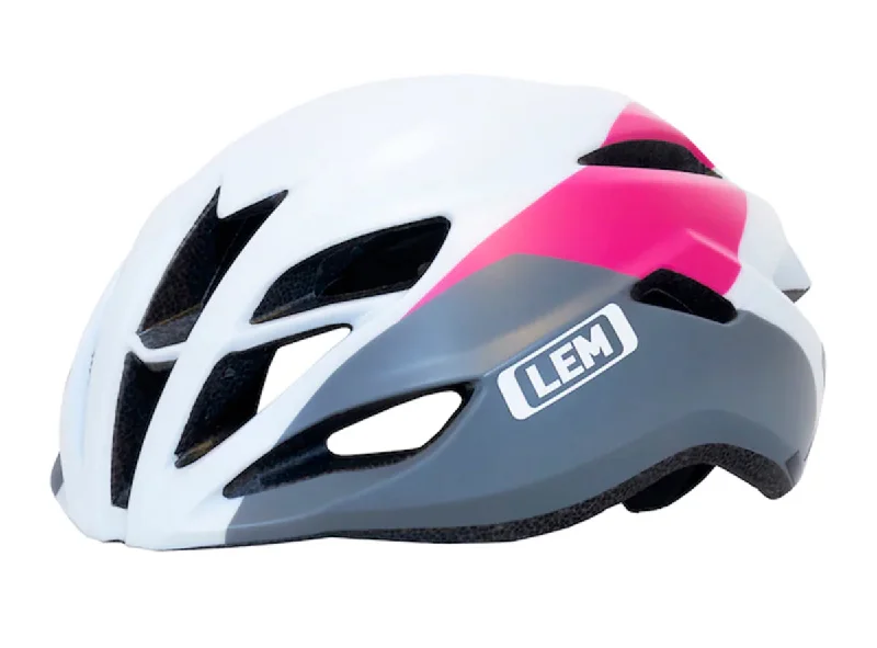 bicycle steel fork strength-LEM Volata Road Bike Helmet - Team BePink