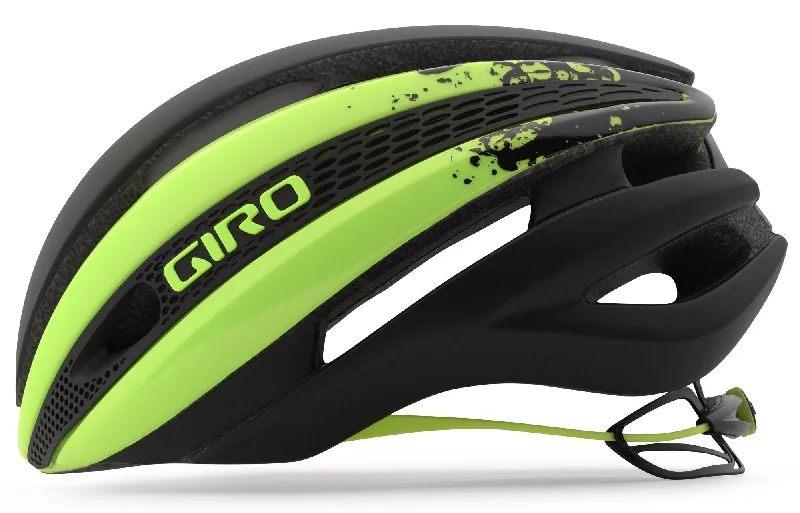 bicycle inner tube sizes-Giro Synthe Road Helmet - Highlight Yellow-Matt Black