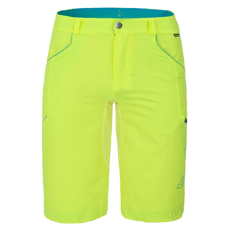 cycling clothing for trail caution-Pantaloncini Montura Basalto - Giallo Blu