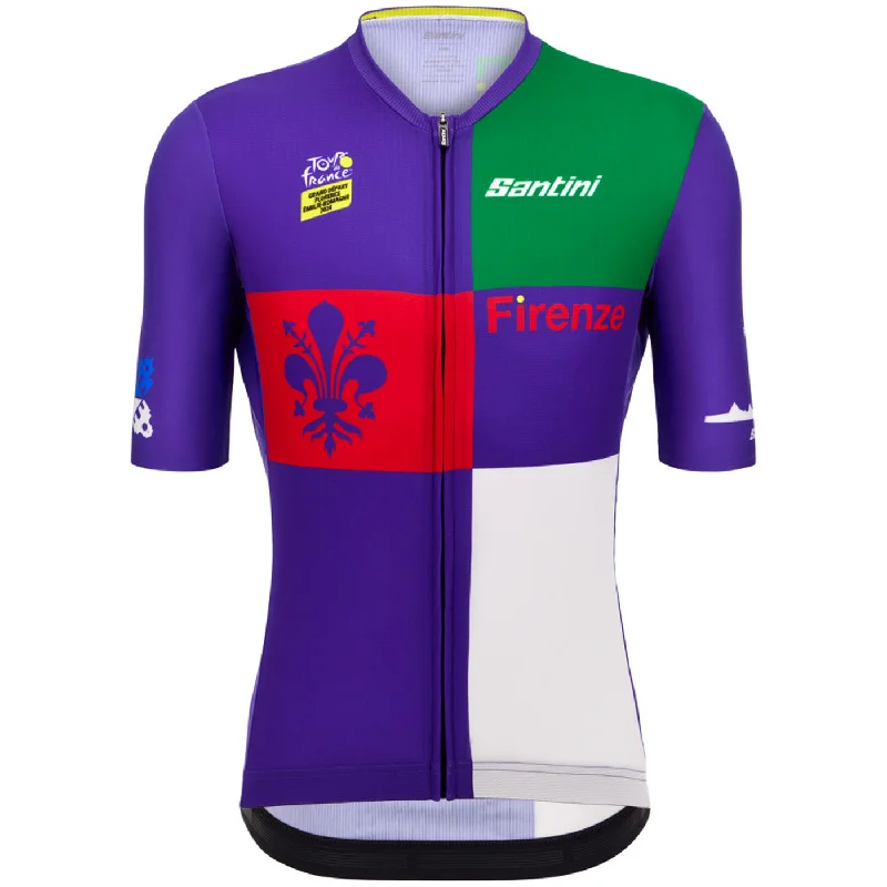 cycling clothing for lean funds-Maglia Santini Tour de France 2024 - Firenze