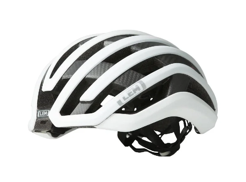 bicycle tire compound types-LEM MotivAir Road Bike Helmet - White