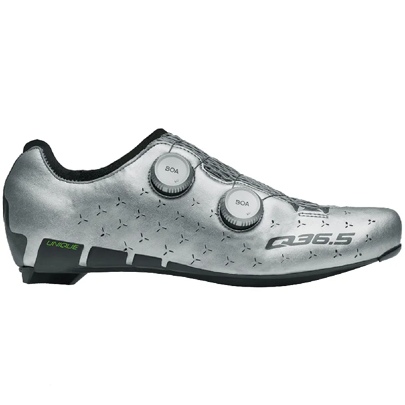 cycling clothing with dense cushion-Scarpe Q36.5 Unique Road - Silver