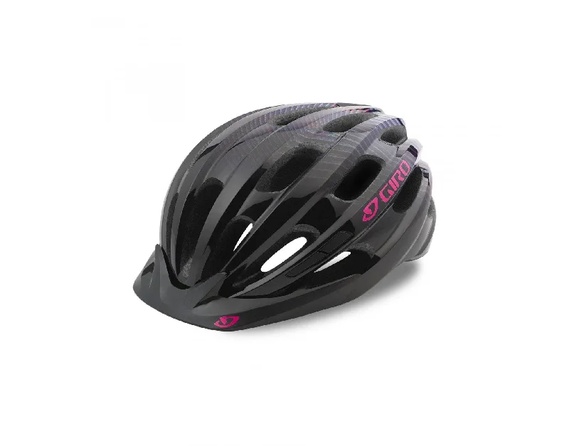 bicycle rear dropout repair-Giro Vasona Road Helmet - Womens - Black Floral Daze