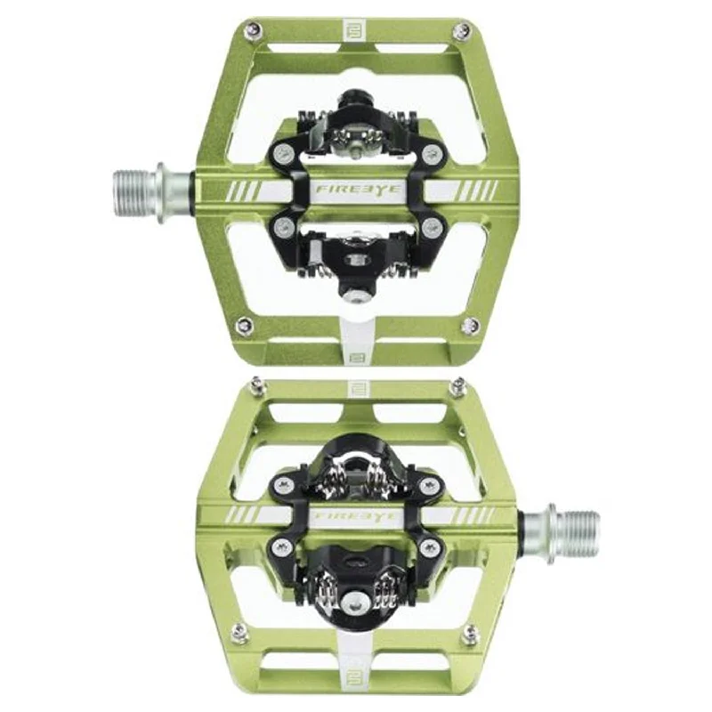 bicycle cadence sensor guide-Pedali Fireeye Hot Clip M SPD - Verde