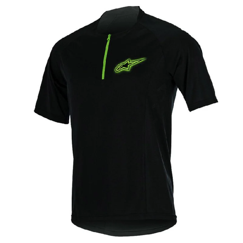 cycling clothing for lanky builds-Maglia Alpinestars Rover 2 - Nero Verde