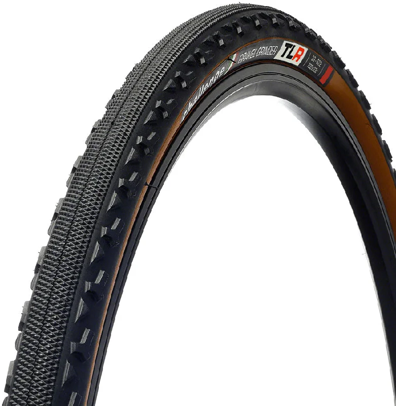 Challenge Gravel Grinder TLR Tire 650x46C Folding Tubeless Ready Vulcanized Nylon 120TPI Tanwall