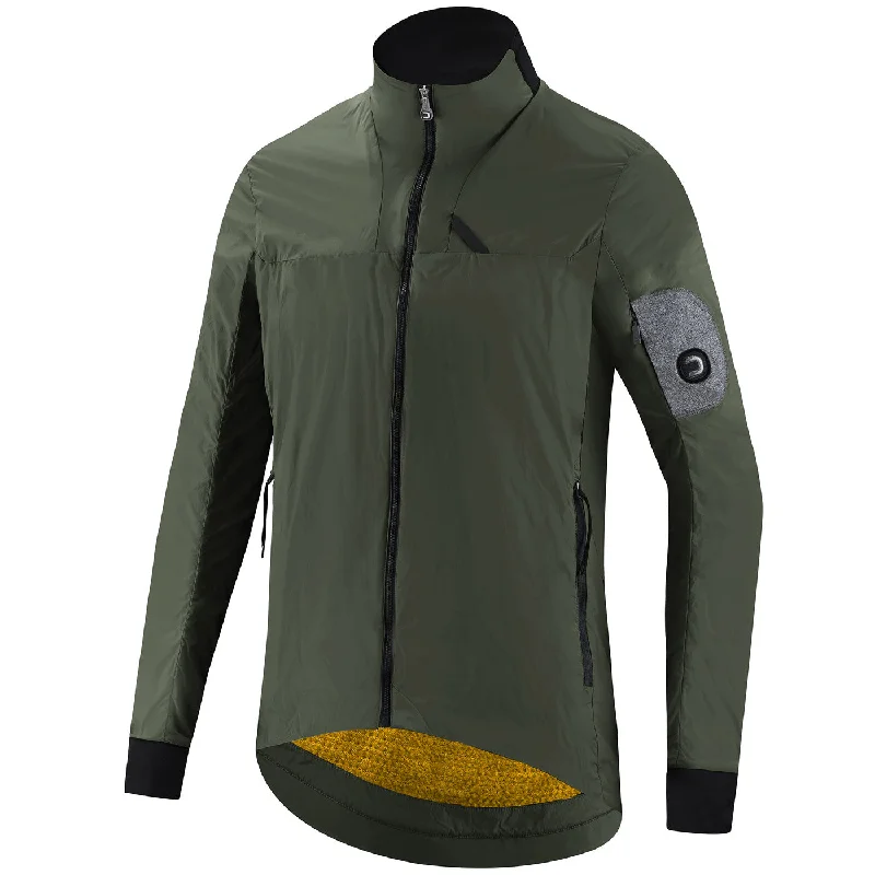 cycling clothing with buttery touch-Giacca Dotout Verto - Verde