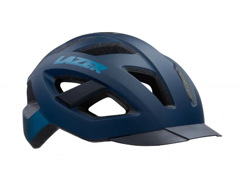 bicycle saddle comfort reviews-Lazer Cameleon MIPS Road Helmet - Matt Dark Blue