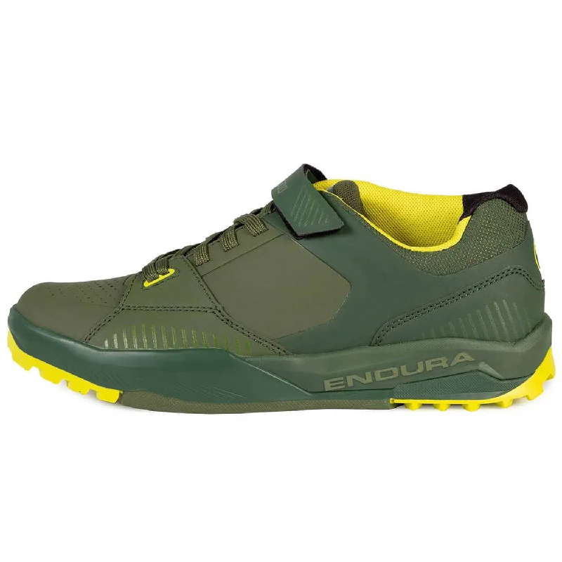 cycling clothing with cropped edges-Scarpe Endura MTB MT500 Burner Clipless - Verde