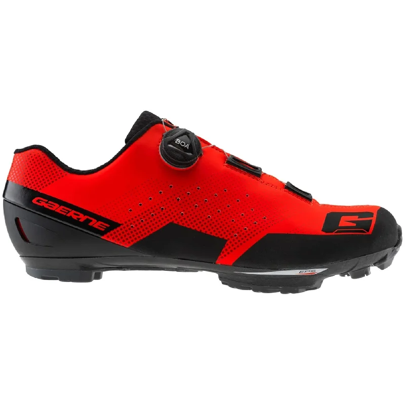 cycling clothing with free edge-Scarpe Mtb Gaerne Carbon G.Hurricane - Rosso opaco