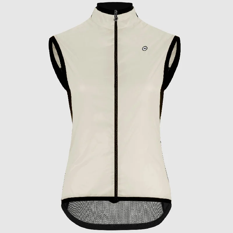 cycling clothing for marathon tours-Gilet donna Assos UMA GT Wind C2 - Beige