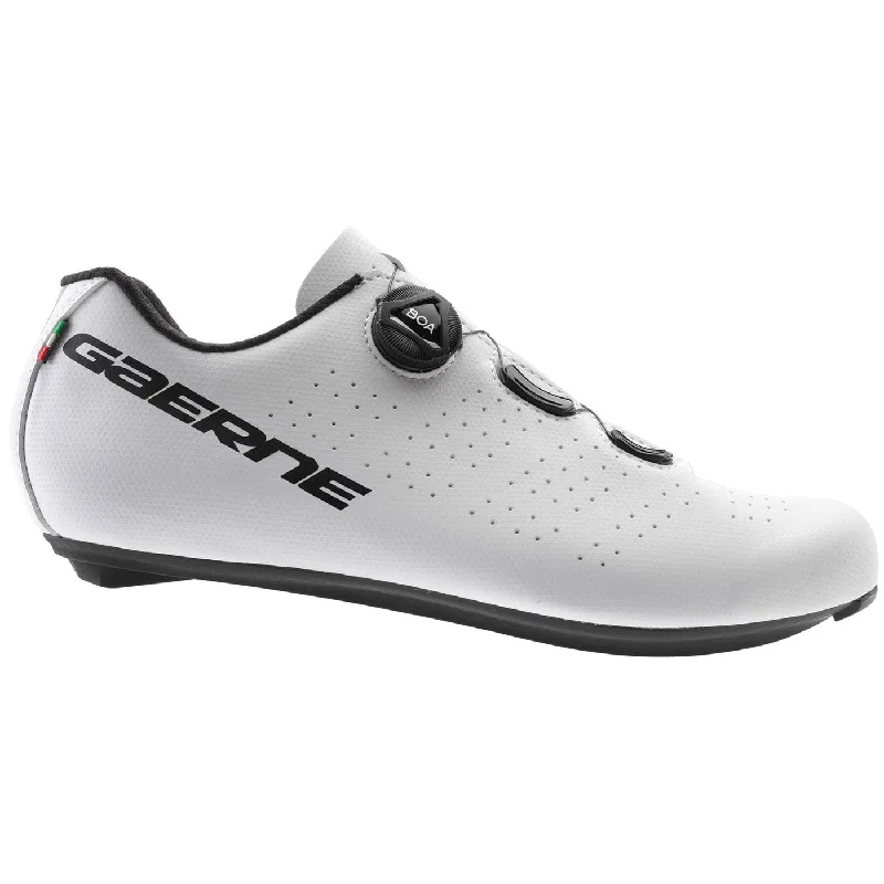 cycling clothing for thin builds-Scarpe Gaerne G.Sprint - Bianco