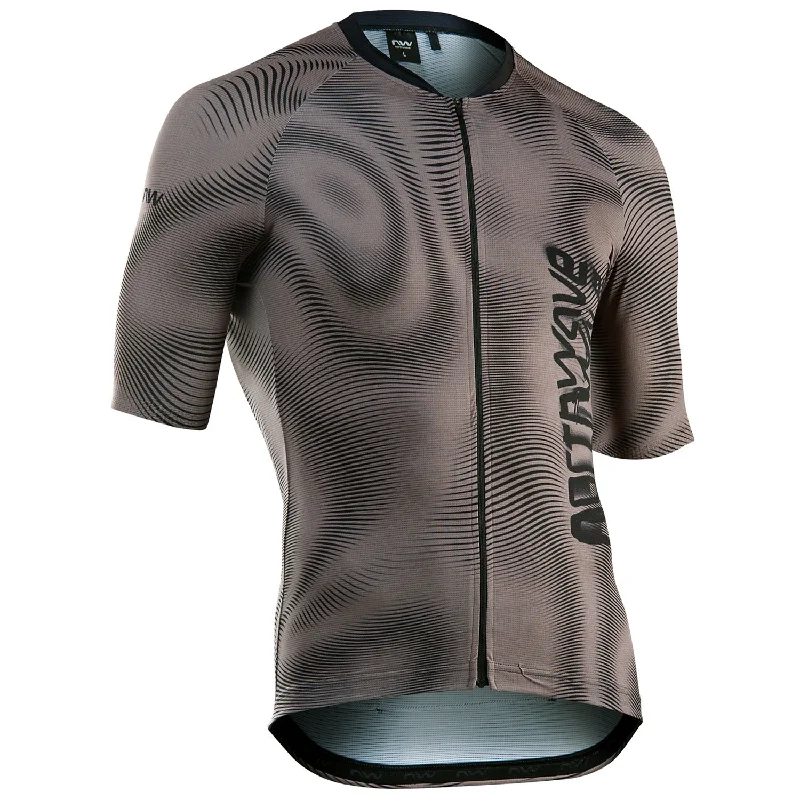 cycling clothing with satin threads-Maglia Northwave Blade Doppler - Grigio