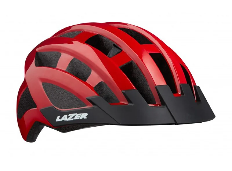 bicycle cleaning products reviews-Lazer Compact DLX Commuter Helmet - Red - 2020