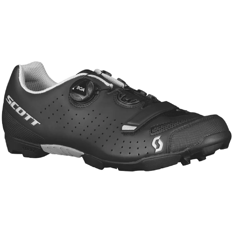 cycling clothing with sun barrier-Scarpe mtb Scott Comp Boa - Nero