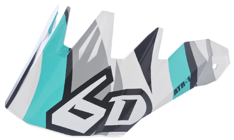 bicycle trials bike features-6D ATR-1 Flo Replacement Visor - For Motocross Helmet – Teal