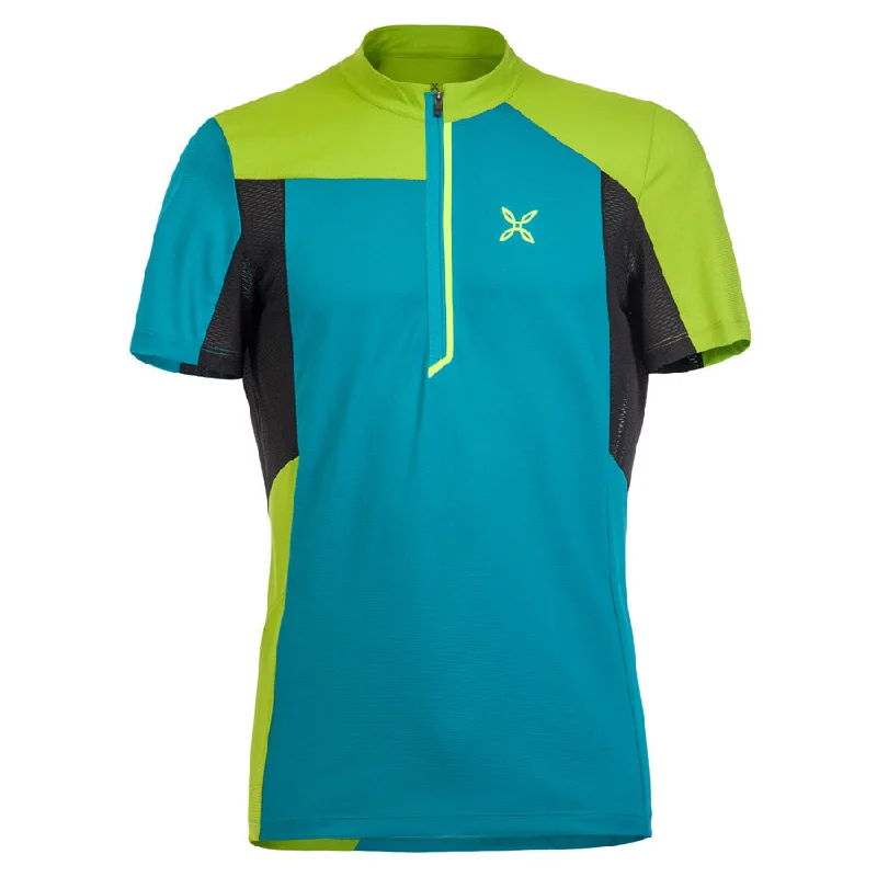 cycling clothing for versatile bikes-Maglia Montura Selce - Blu Verde