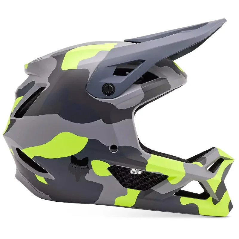 bicycle cross lacing strength-Casco Fox Rampage Mips Camo - Grigio