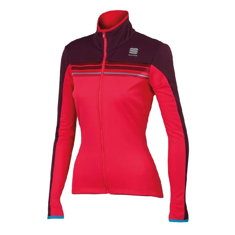 cycling clothing for tricky descents-Giubbino Donna Sportful Allure - Rosa