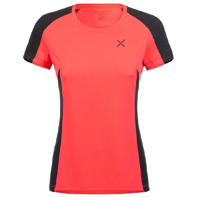 cycling clothing for regular spins-Maglia Donna Montura Outdoor Perform - Rosa Nero