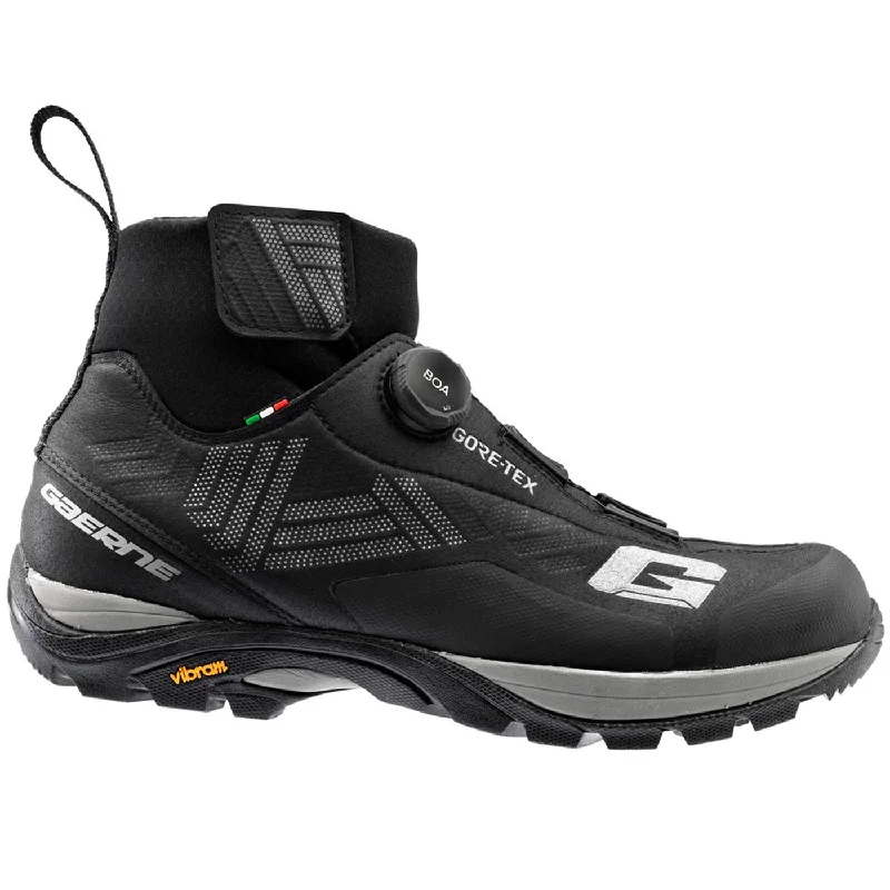 cycling clothing with stormy trips-Scarpe Mtb Gaerne G.ICE Storm All Terrain 1.0 Gore-Tex - Nero