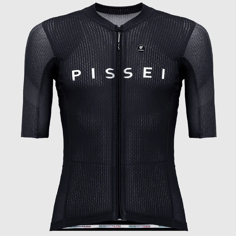 cycling clothing with cold trips-Maglia Pissei Sanremo - Nero