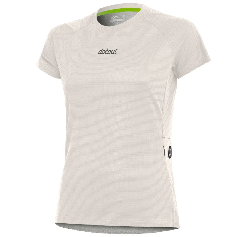 cycling clothing for unit kits-Maglia donna Dotout Terra - Bianco