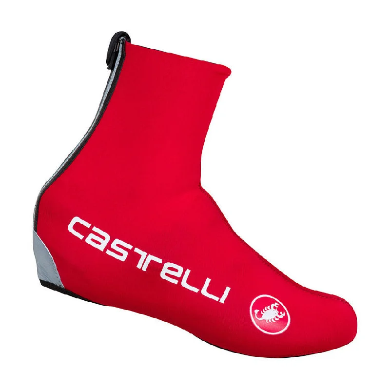 cycling clothing for metro spins-Copriscarpe Castelli Diluvio C - Rosso