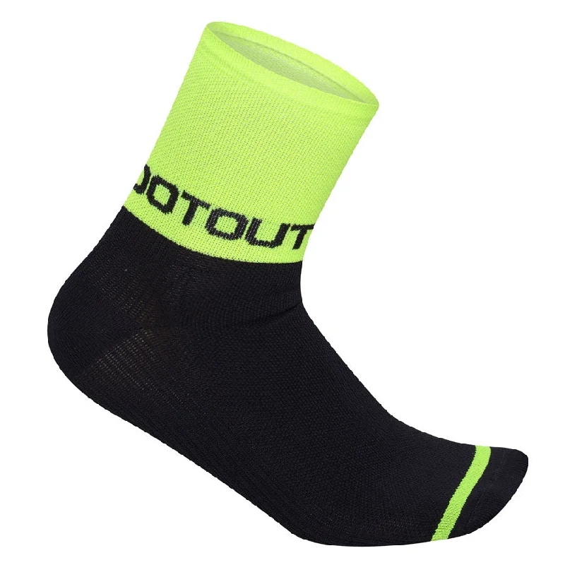 cycling clothing for peaceful spins-Calze DotOut Flash 13 - Giallo