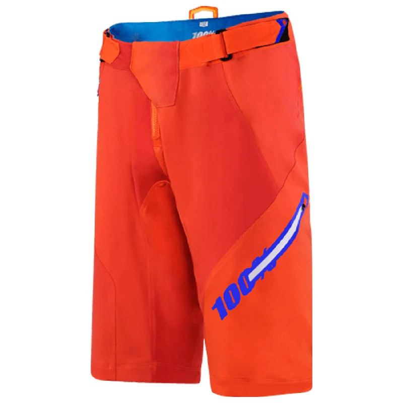 pro cycling clothing wardrobes-Pantaloncini 100% Airmatic - Blaze Arancione