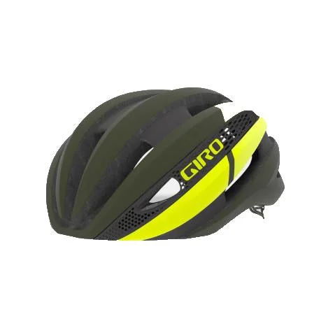 bicycle truing stand reviews-Giro Synthe MIPS Road Helmet - Olive-Citron - 2019