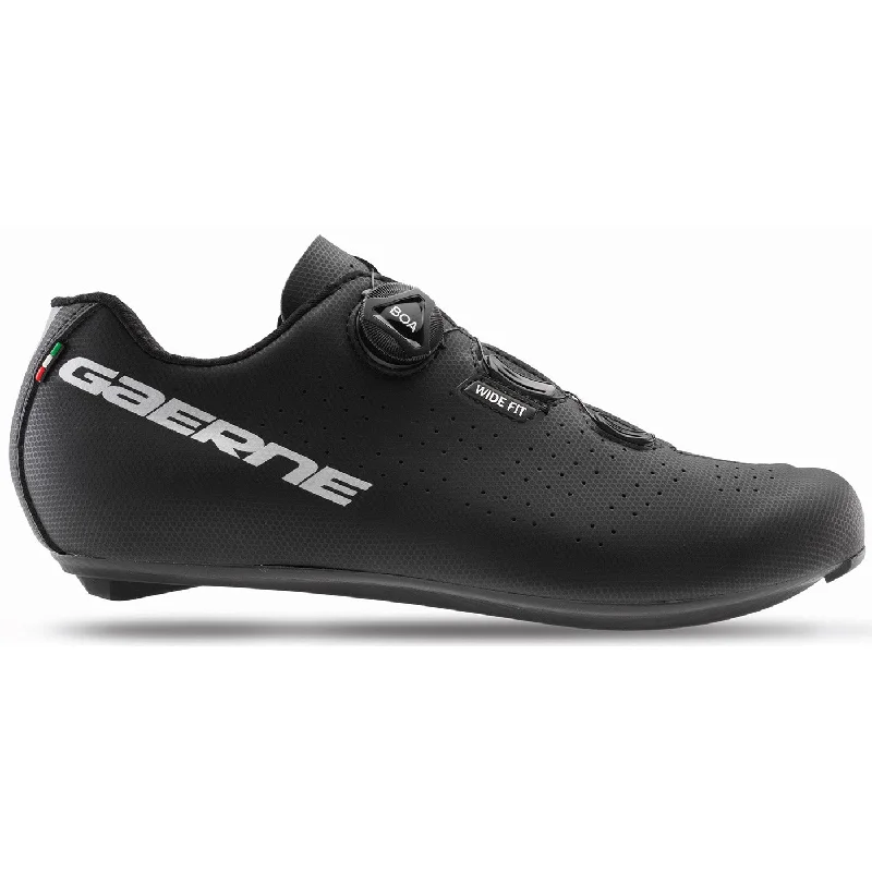 cycling clothing with quick drops-Scarpe Gaerne G.Sprint Wide - Nero