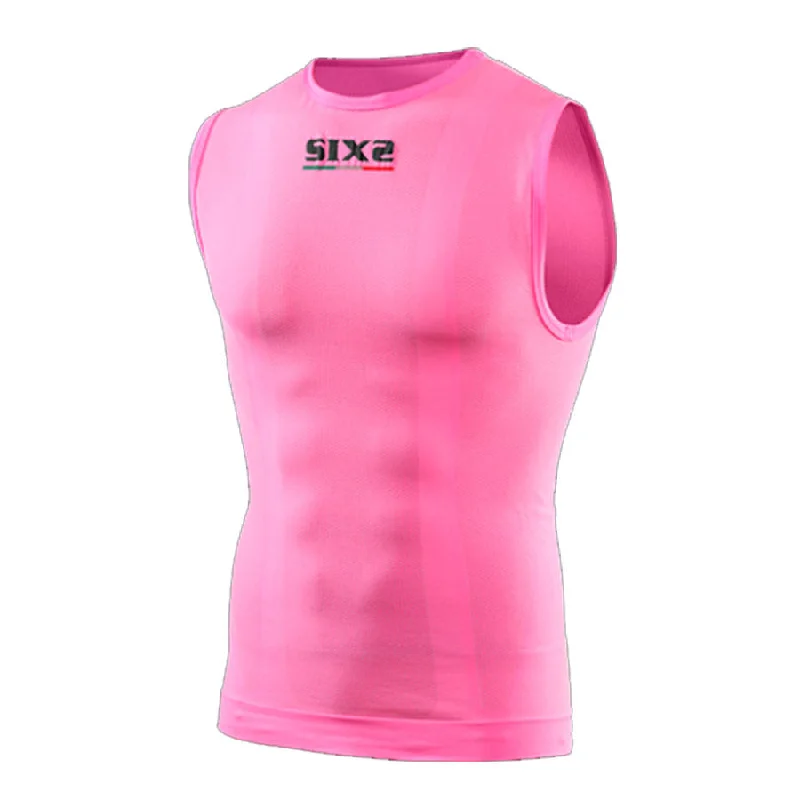 cycling clothing for hard sessions-Maglia Intima S/M SIX2 SMX - Rosa Fluo