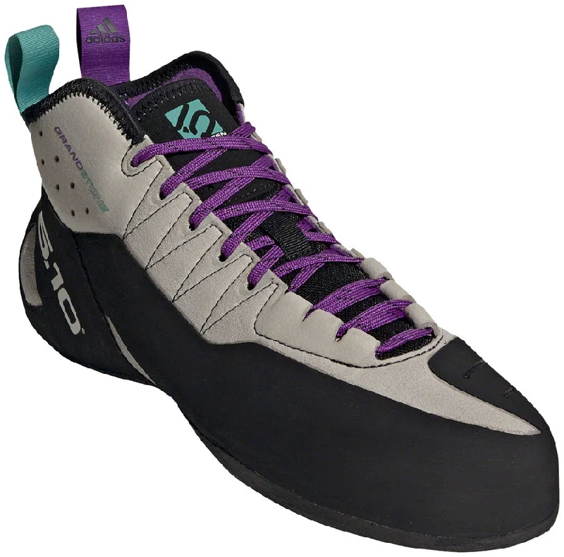 cycling clothing with thick pads-Five Ten Grandstone Climbing Shoe - Men's, Sesame/Core Black/Active Purple