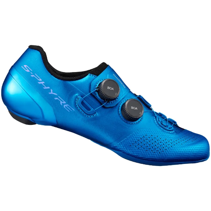 cycling clothing with thick padding-Scarpe Shimano S-Phyre RC902 Wide - Blu