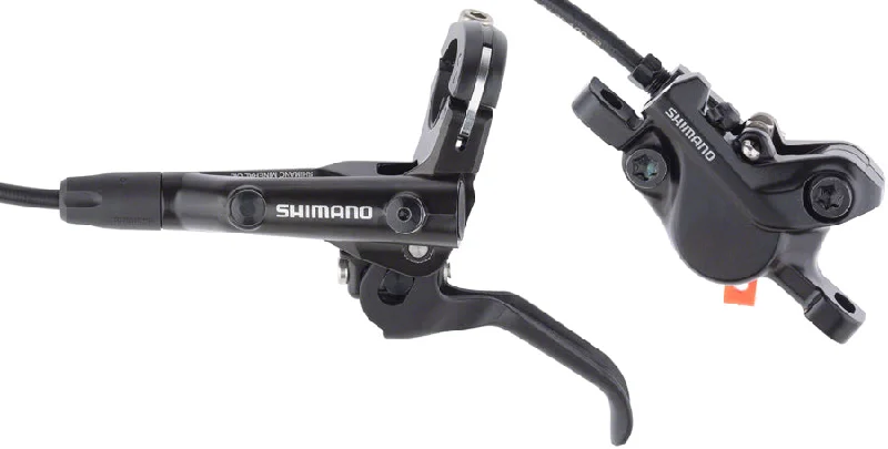 cycling jerseys for performance-Shimano BR-MT500 Disc Brake BL-MT501 Lever - Front Hydraulic 2-Piston Post Mount BLK