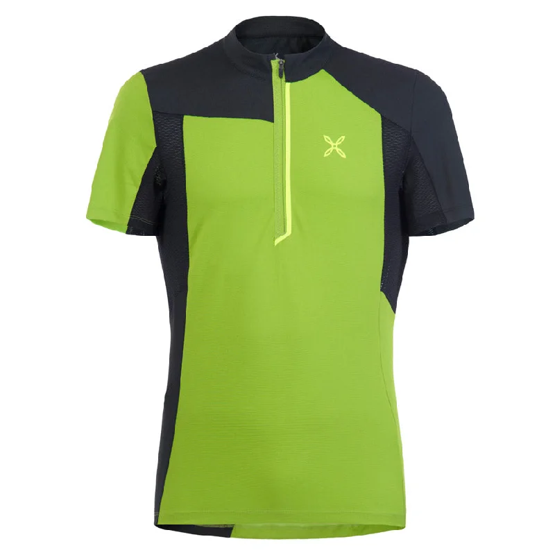 cycling clothing for profuse sweat-Maglia Montura Selce - Verde Nero