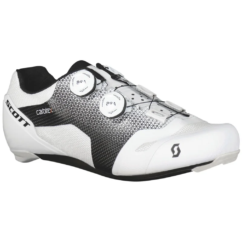 cycling clothing with odor barrier-Scarpe Scott Road RC SL - Bianco