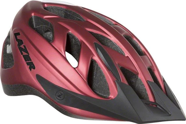 bicycle fat tire bike uses-Lazer Cyclone MTB Helmet - Burgandy