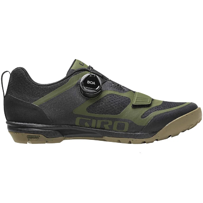 cycling clothing with drizzle block-Scarpe MTB Giro Ventana - Nero verde