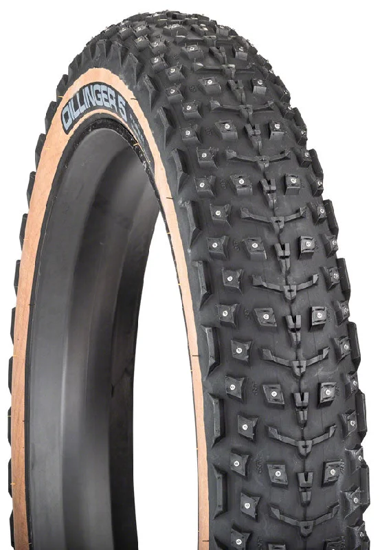 45NRTH Dillinger 5 Tire - 26 x 4.6 Tubeless Folding Tan 60 TPI 258 Concave Carbide Aluminum Studs