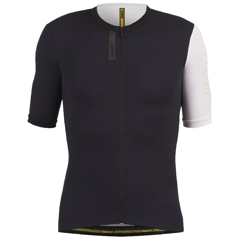 cycling clothing for low steals-Maglia Mavic Essential - Nero bianco